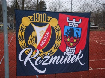 Flaga FC Koźminek Widzew Łódź